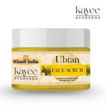 Kayee Ayurveda Ubtan Face Scrub for Glowing & Smooth Skin | Herbal Ayurvedic Ubtan Facial Scrub for Gentle Exfoliation, Deep Cleansing & Dead Skin Removal | Helps Remove Dirt, Excess Oil & Impurities for Soft, Fresh & Radiant-Looking Skin