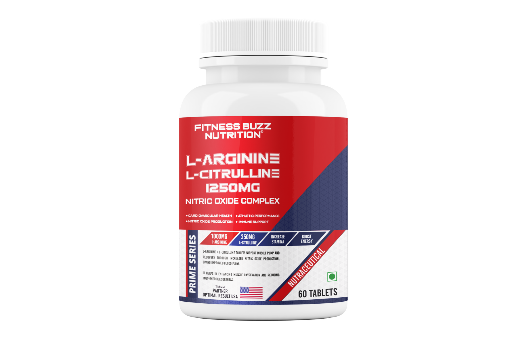 FB Nutrition L-Arginine + L-Citrulline Tablet - 60 Tablets