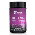 Wishnew Wellness Sleepease Restful & Deep Sleep Capsule - 30 Vegetarian Capsules