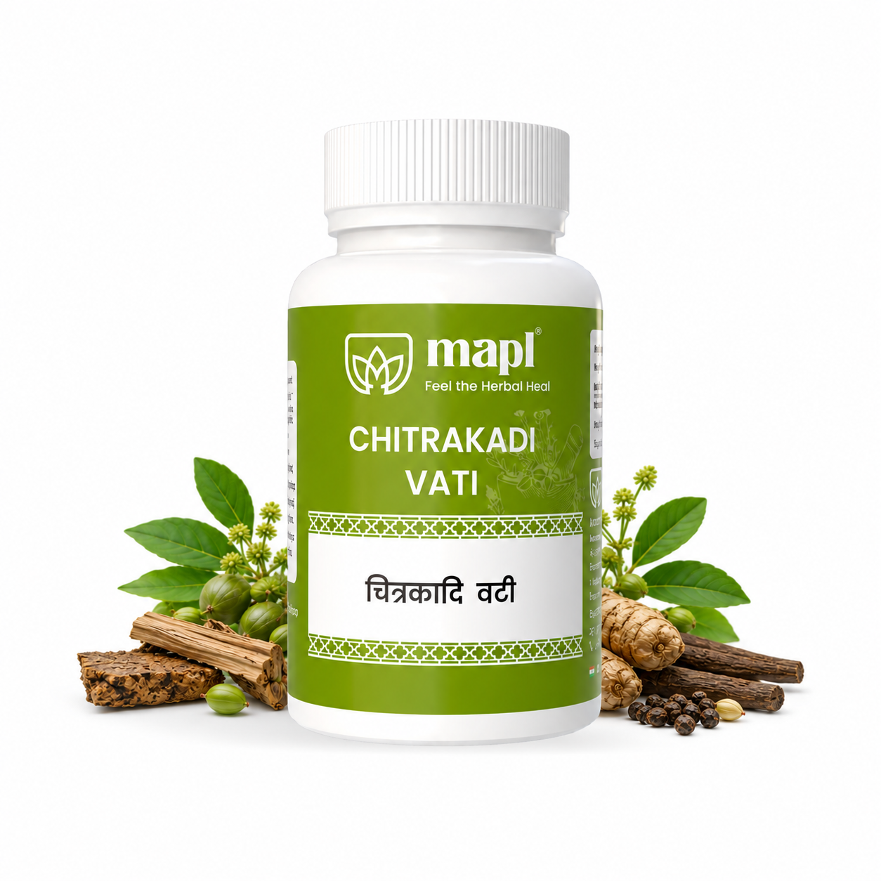 MAPL Herbal Chitrakadi Vati 50g 100 Tablets