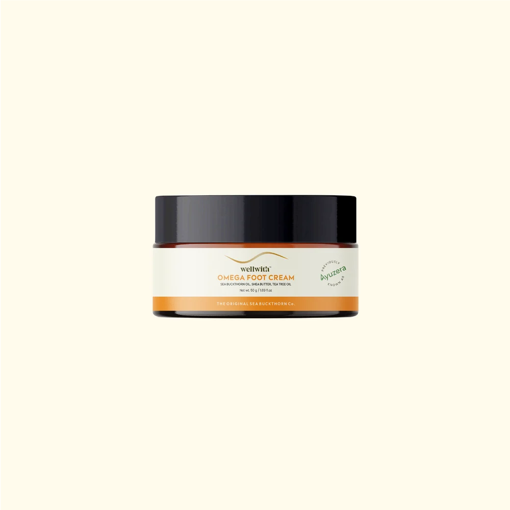 WellWith Sea Buckthorn Foot Cream (50g)