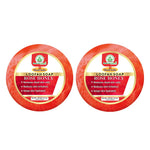 Bhudevam Natuals Khadi Rose Honey Loofah Soap – Natural Exfoliating Bath Soap for Soft & Glowing Skin- 250GM (Pack of 2)