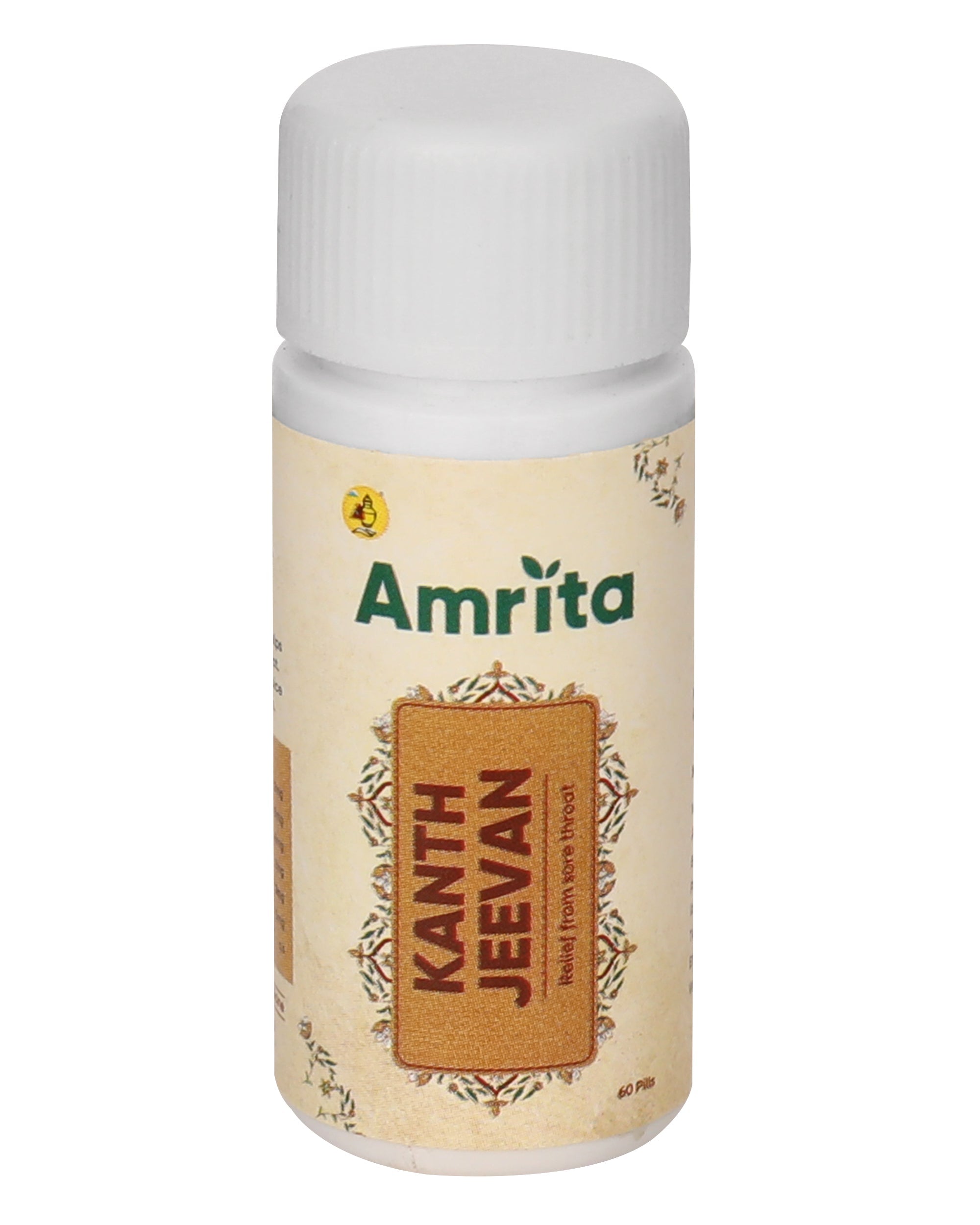 Amrita Kanth Jeevan Pills – Ayurvedic Oral & Vocal Wellness Support – 60 Count