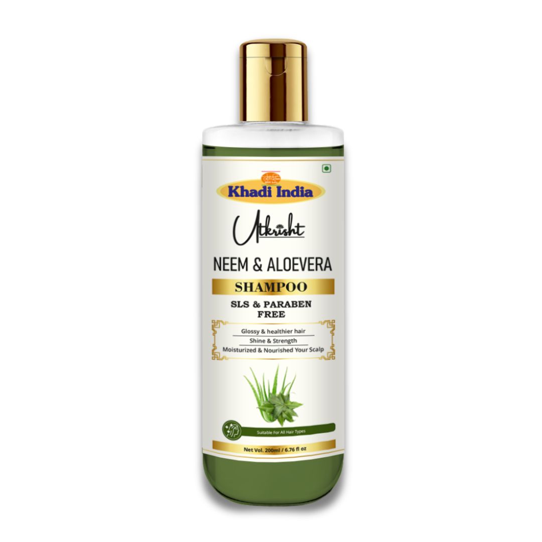 Utkrisht Khadi Neem & Aloe Vera Shampoo (200ml)
