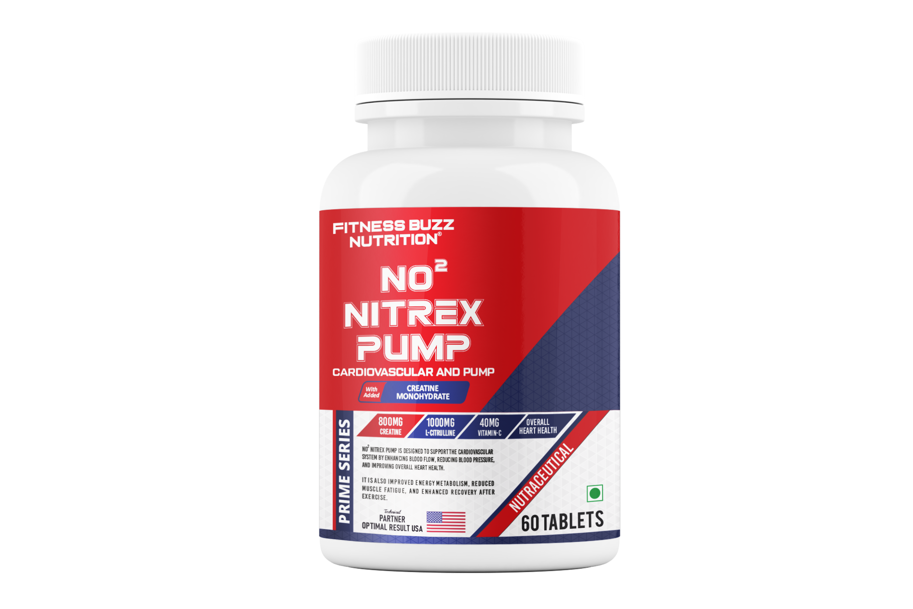 FB Nutrition NO2 Nitrex Pump - 60 Tablets