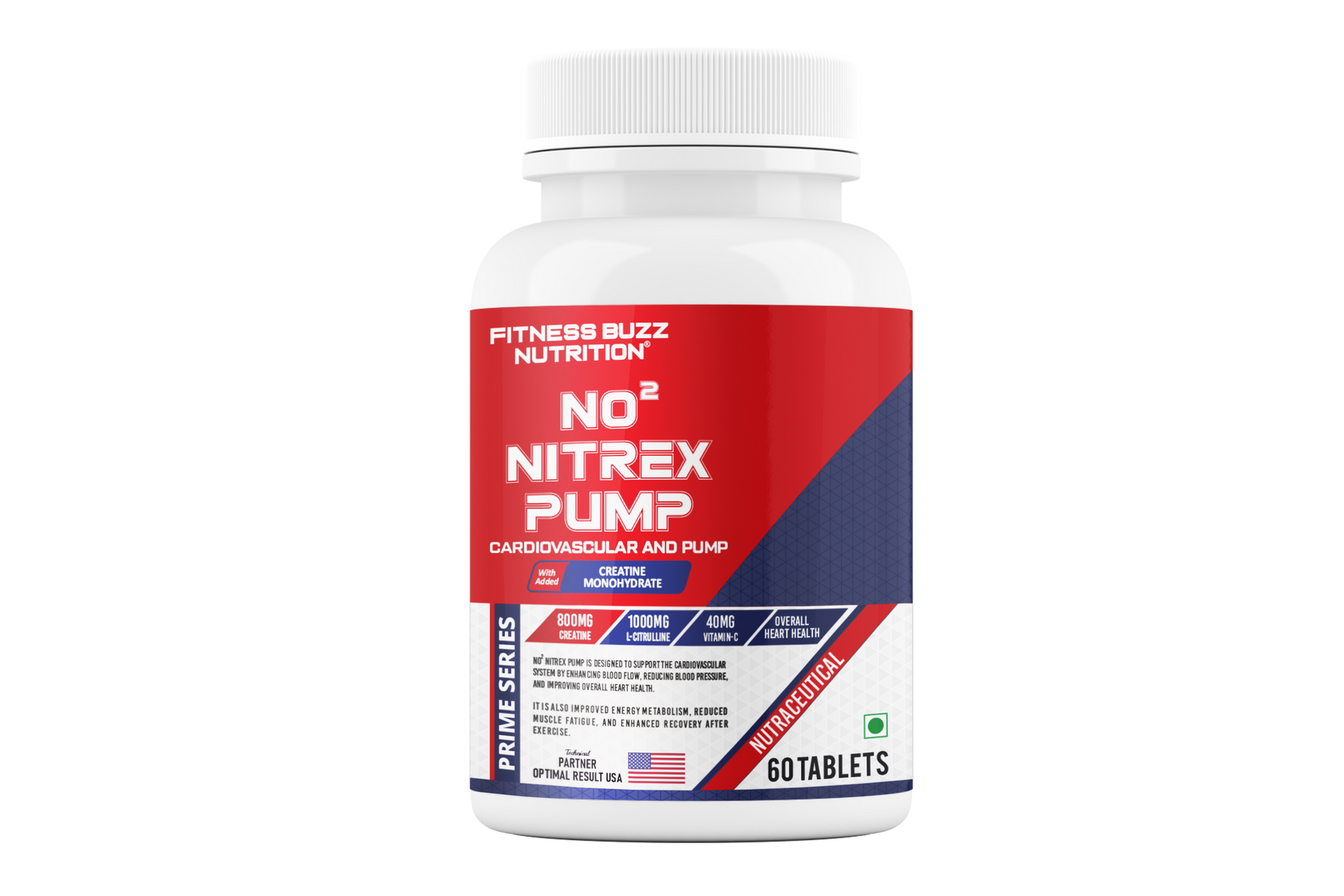 FB Nutrition NO2 Nitrex Pump - 60 Tablets