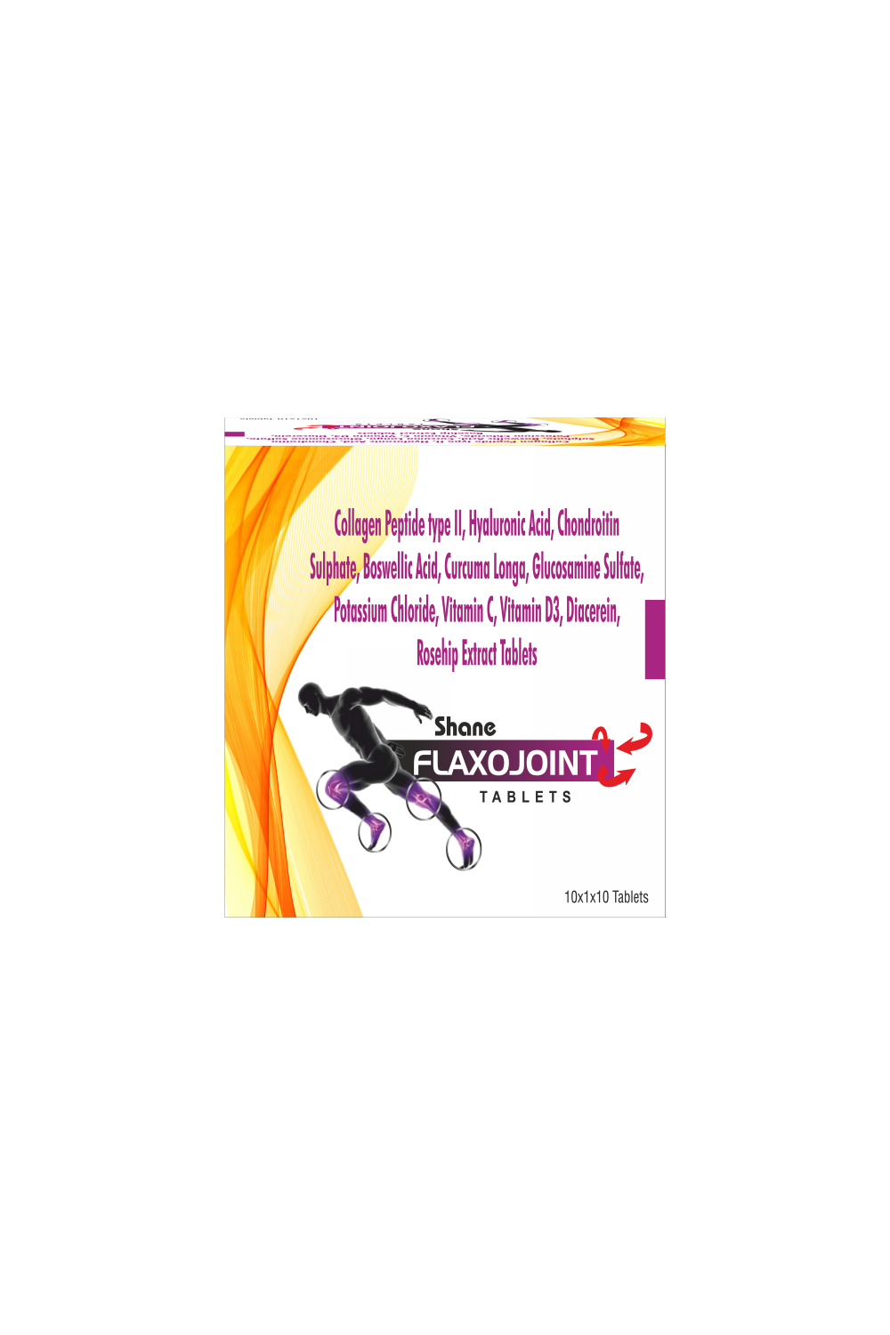 Shane Flaxojoint Tablet - Joint Support Supplement - 10 Tablets