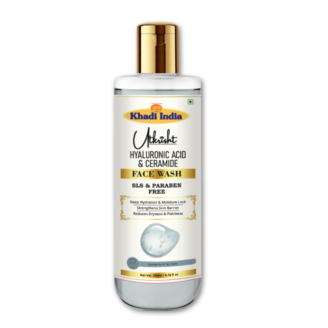 Utkrisht Khadi Hyaluronic Acid Face Wash (200ml)