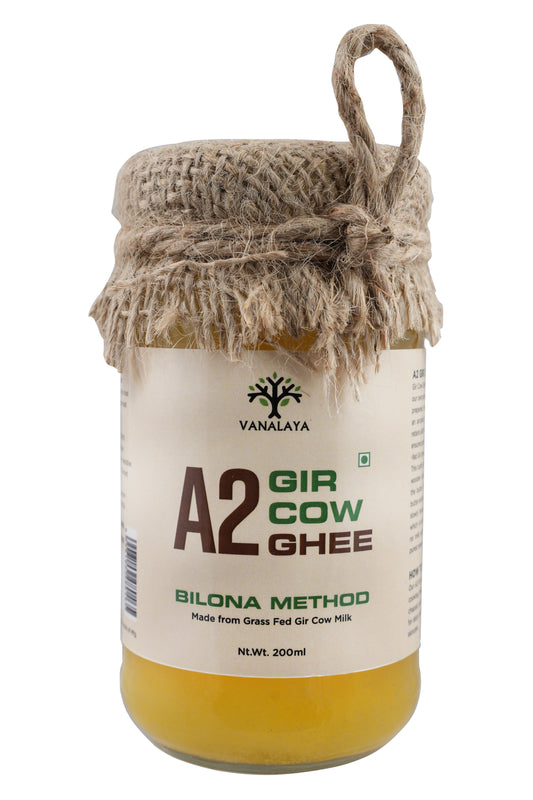 Vanalaya A2 Gir Cow ghee from A2 Milk Prepared by Traditional Bilona Method
