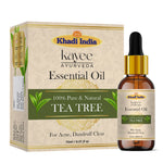 Kayee Ayurveda Tea Tree Essential Oil for Face & Hair Care, Aromatherapy & Diffuser, Herbal Aroma Oil for Skin Care, Scalp Care, Yoga, Meditation, Massage & Home Fragrance | 15 ml