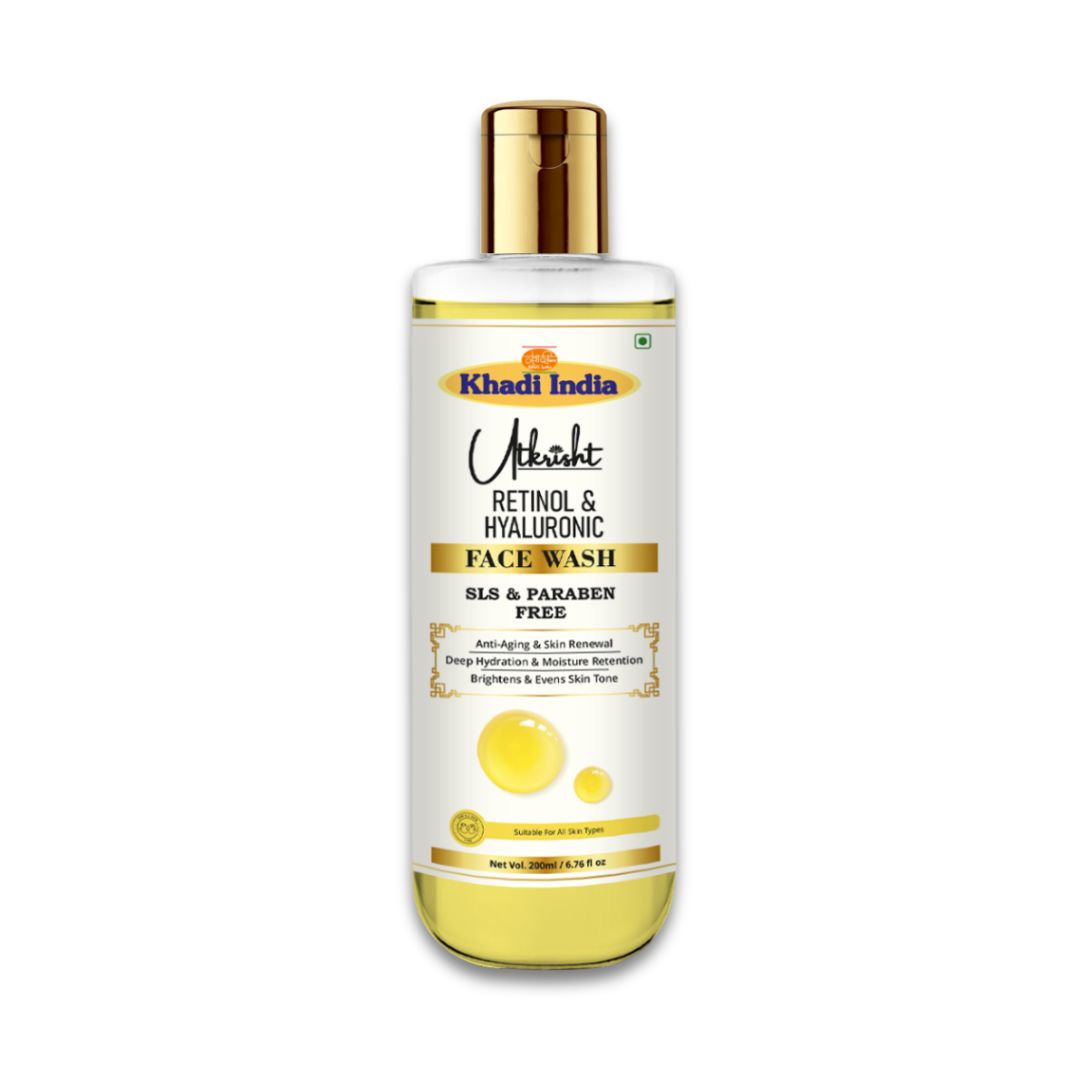 Utkrisht Khadi Retinol & Hyaluronic Face Wash (200ml)