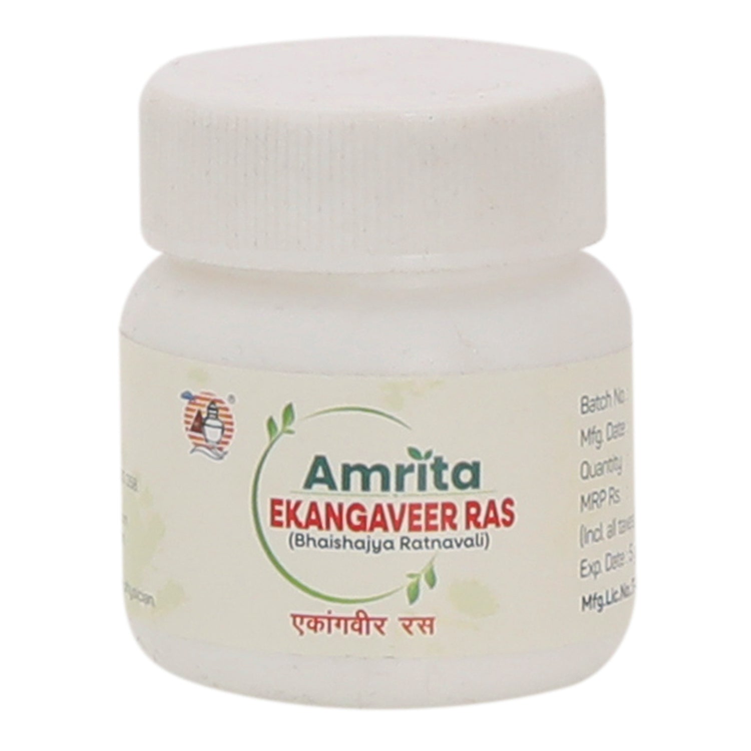 Amrita Ekangveer Ras Tablets – Premium Ayurvedic Systemic Wellness Support – 60 Tablets