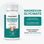 Fixuphealth Magnesium Glycinate Supplement 60 Tablets | High Absorption Magnesium Bisglycinate 370mg Elemental | Supports Sleep, Muscle Cramps, Nerve Health, Bone & Joint Support