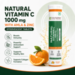 Pure Nutrition Natural Vitamin C, 20 Effervescent Tablets | Antioxidant & Immune Support
