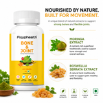 Fixuphealth Calcium Citrate Malate Tablets with Magnesium, Zinc, Vitamin D2, K2, Moringa & Boswellia Serrata | Bone & Joint Support Supplement for Men & Women | 60 Tablets