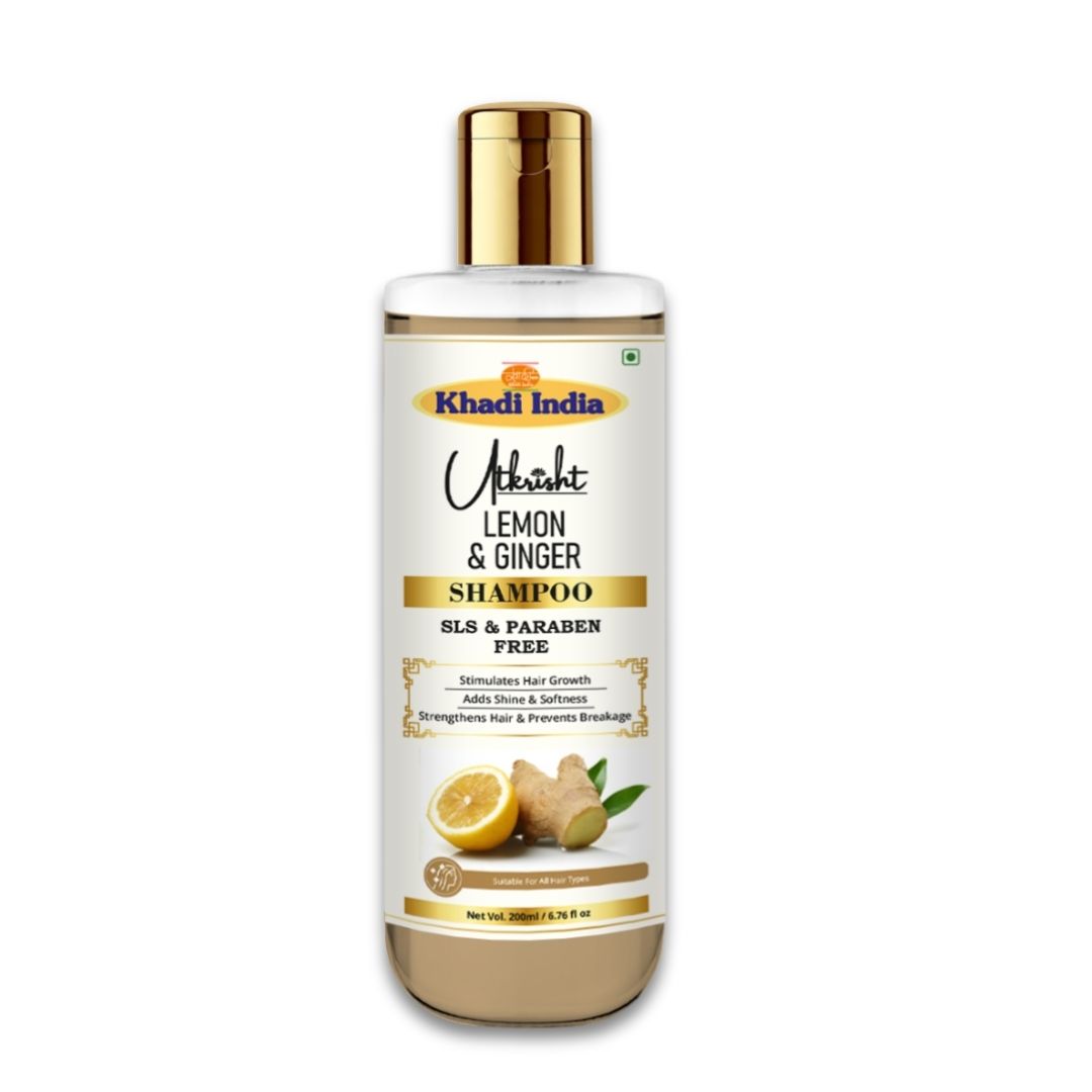 Utkrisht Khadi Lemon & Ginger Shampoo (200ml)