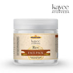 Kayee Ayurveda Rice Face Pack for Soft & Radiant-Looking Skin | Rice-Enriched Herbal Facial Mask for Men & Women | Helps Remove Dirt, Excess Oil & Surface Buildup for a Fresh, Smooth, Soft & Healthy-Looking Complexion