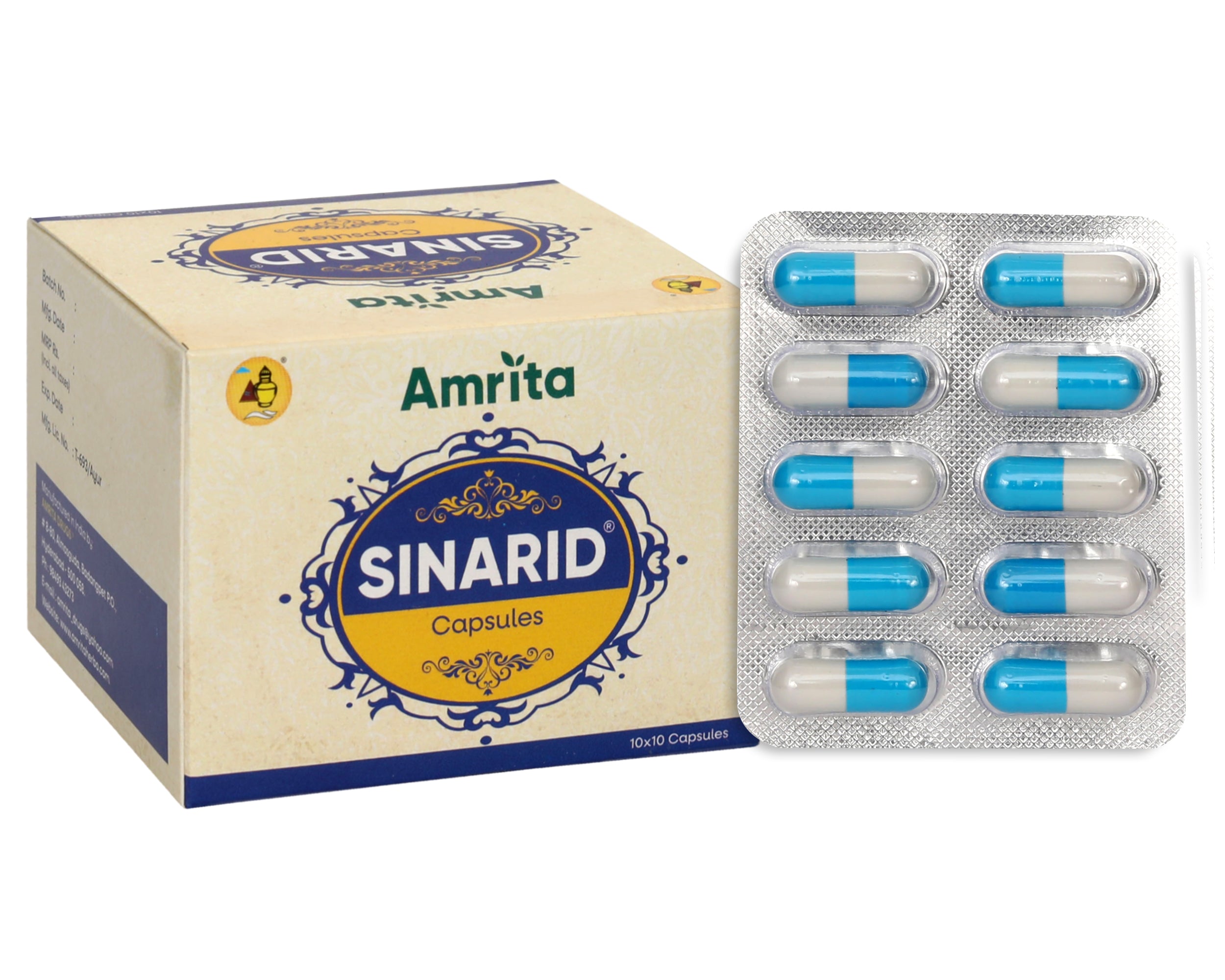 Amrita Sinarid Capsule - 100 Capsules