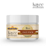 Kayee Ayurveda Rice Face Pack for Soft & Radiant-Looking Skin | Rice-Enriched Herbal Facial Mask for Men & Women | Helps Remove Dirt, Excess Oil & Surface Buildup for a Fresh, Smooth, Soft & Healthy-Looking Complexion