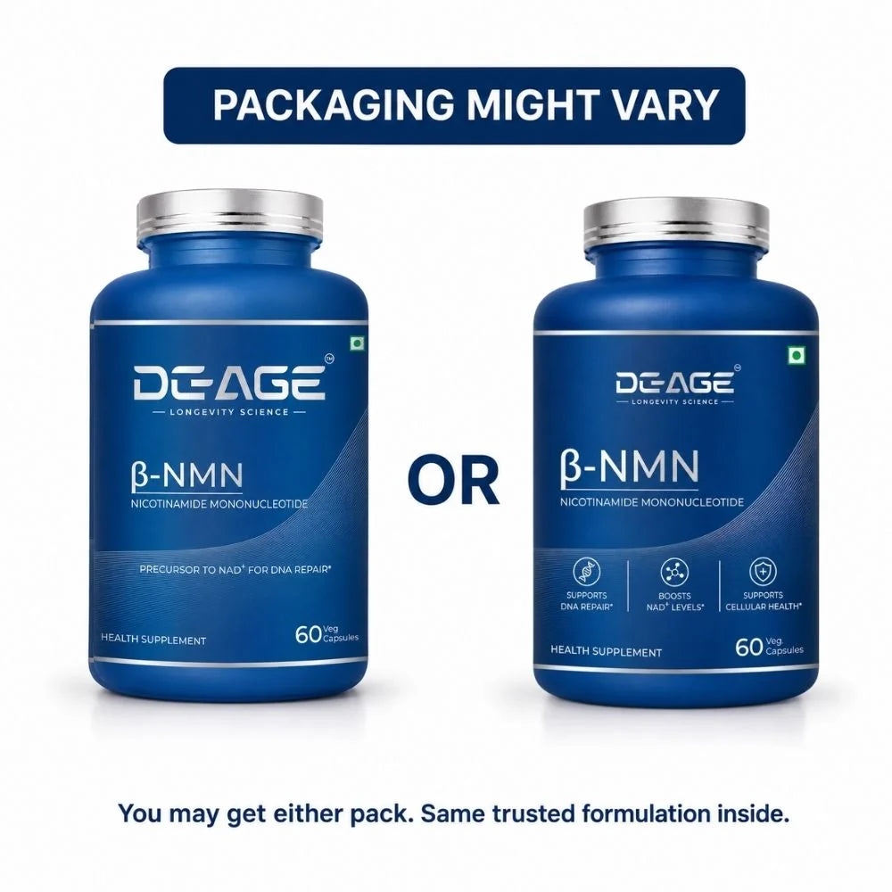 De-Age Beta NMN 60 Capsules | Cellular Energy & Healthy Aging Support Supplement