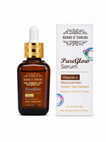 Herbs O' Shrubs Pure Glow Serum | Vitamin C | Niacinamide | Green Tea Extract | All Skin Type, 30ml