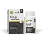 MAPL Pure Himalayan Shilajit Capsules | Ayurvedic Energy, Stamina & Vitality Support | Rich in Fulvic Acid & Minerals | 60 Capsules