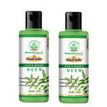 Bhudevam Naturals Khadi Neem Face Wash for Clear & Healthy Skin – 420ML (Pack of 2)