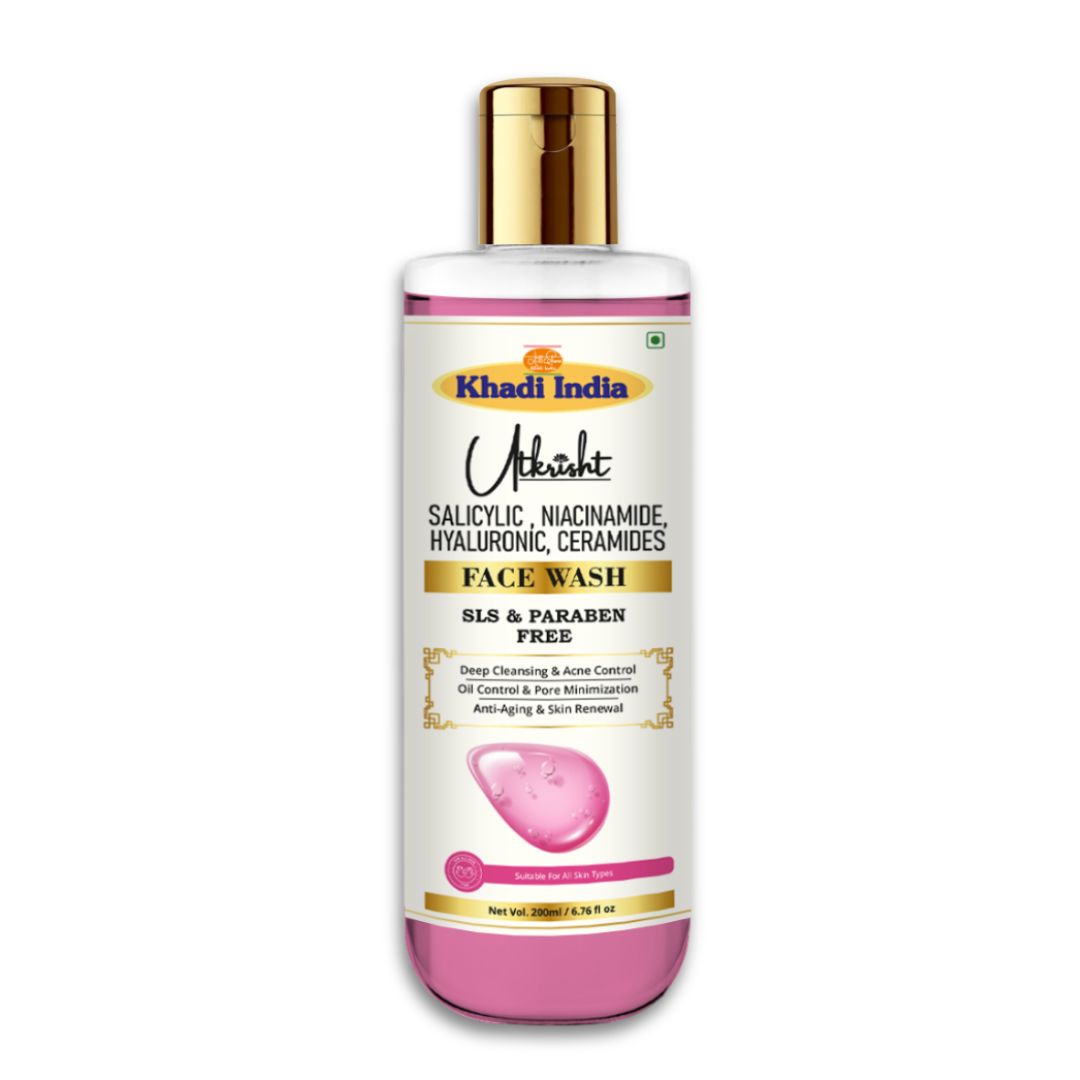 Utkrisht Khadi Salicylic Acid & Niacinamide Face Wash (200ml)