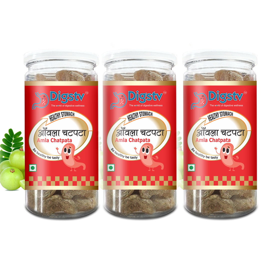 Amla Chatpata 200gm (Pack of 3) Digestive Candy for Healthy Stomach & Refreshing Taste.