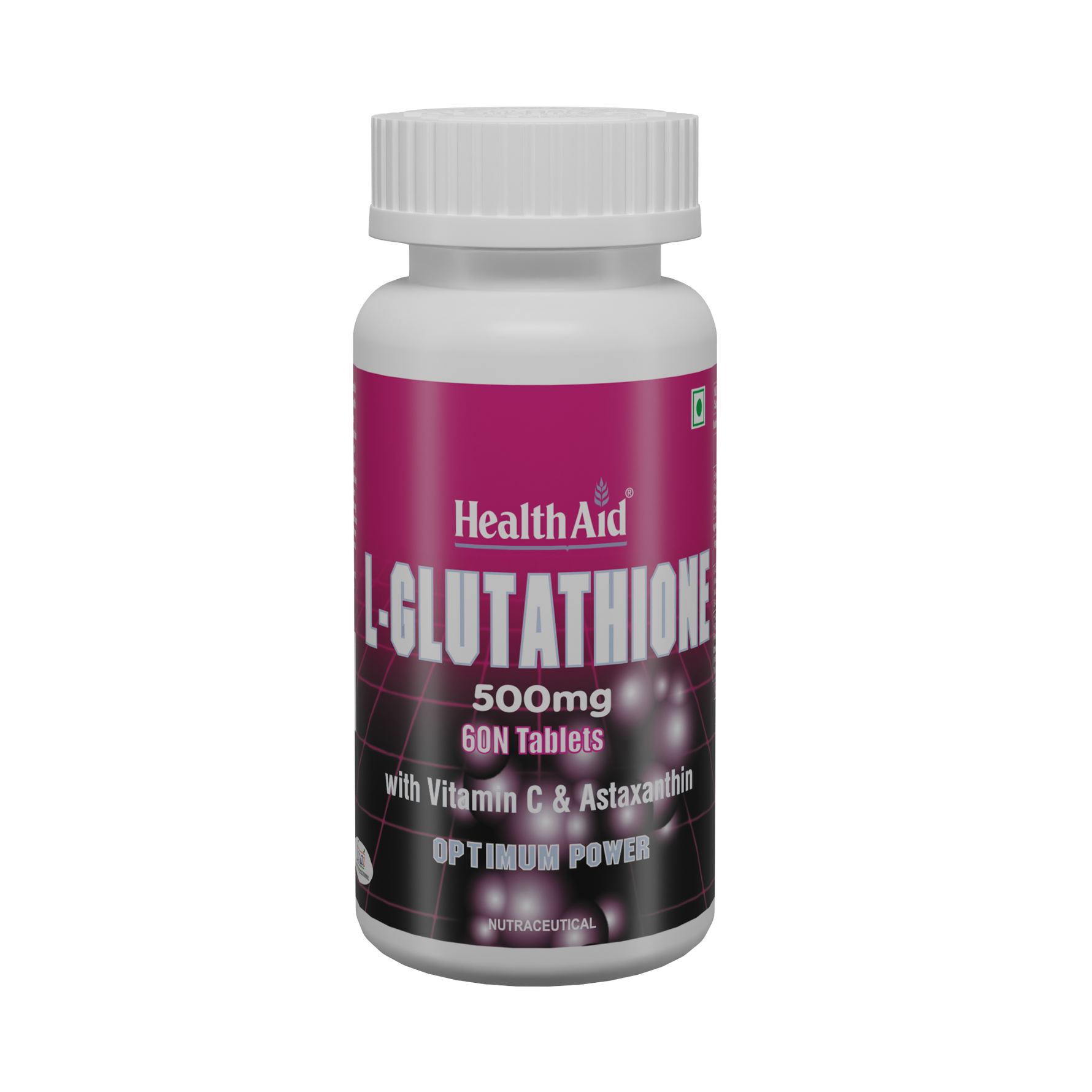 HealthAid L Glutathione 500mg Tablet - 60 Tablets