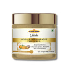 Khadi Sandal Face Scrub | Natural Sandalwood (Chandan) Exfoliating Scrub | Helps Remove Dead Skin, Dirt & Surface Impurities |  100 gm