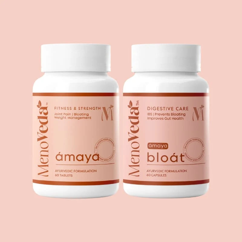 Amaya & Bloat Combo | For Improved Joint health, Fitness, Strength, IBS & Gut Health | Reduces Bloating & Indigestion