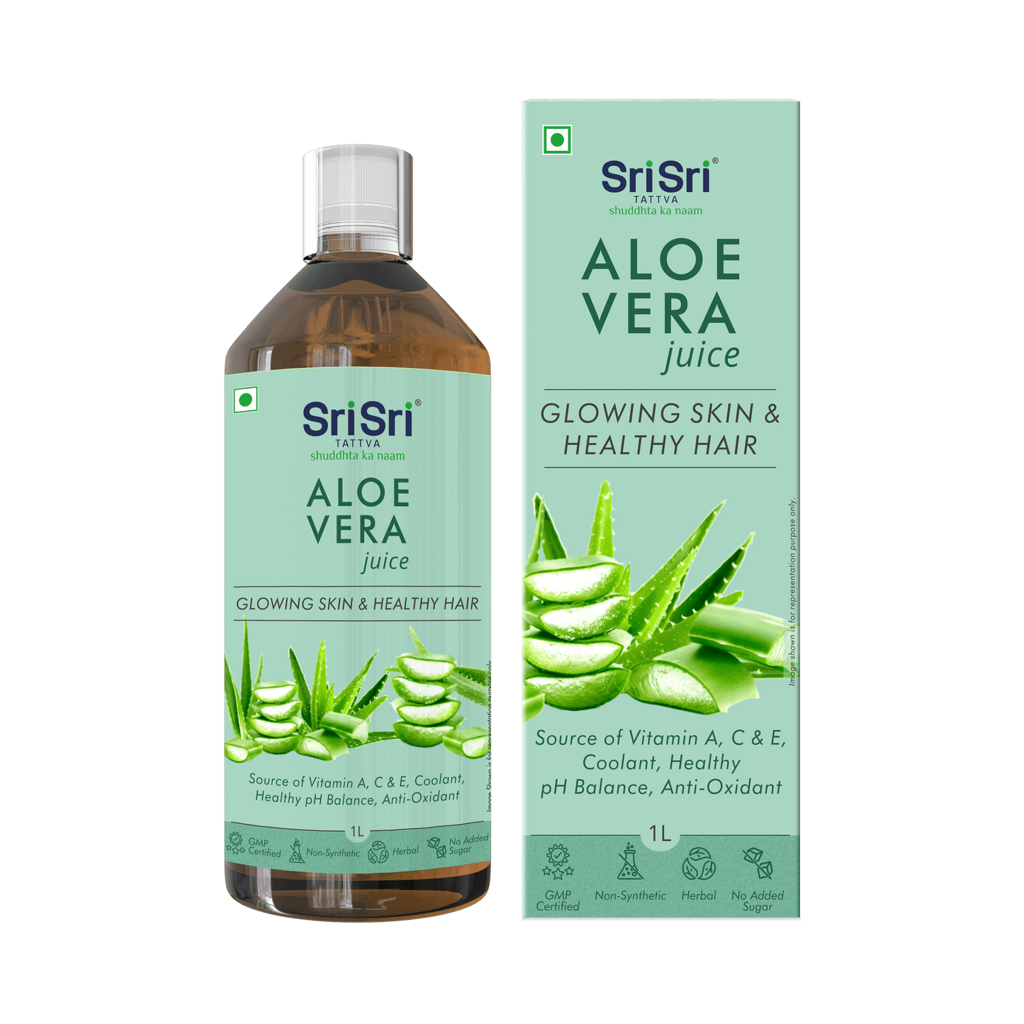 Sri Sri Tattva Aloe Vera Triphala Juice - 500ml - Pack of 2
