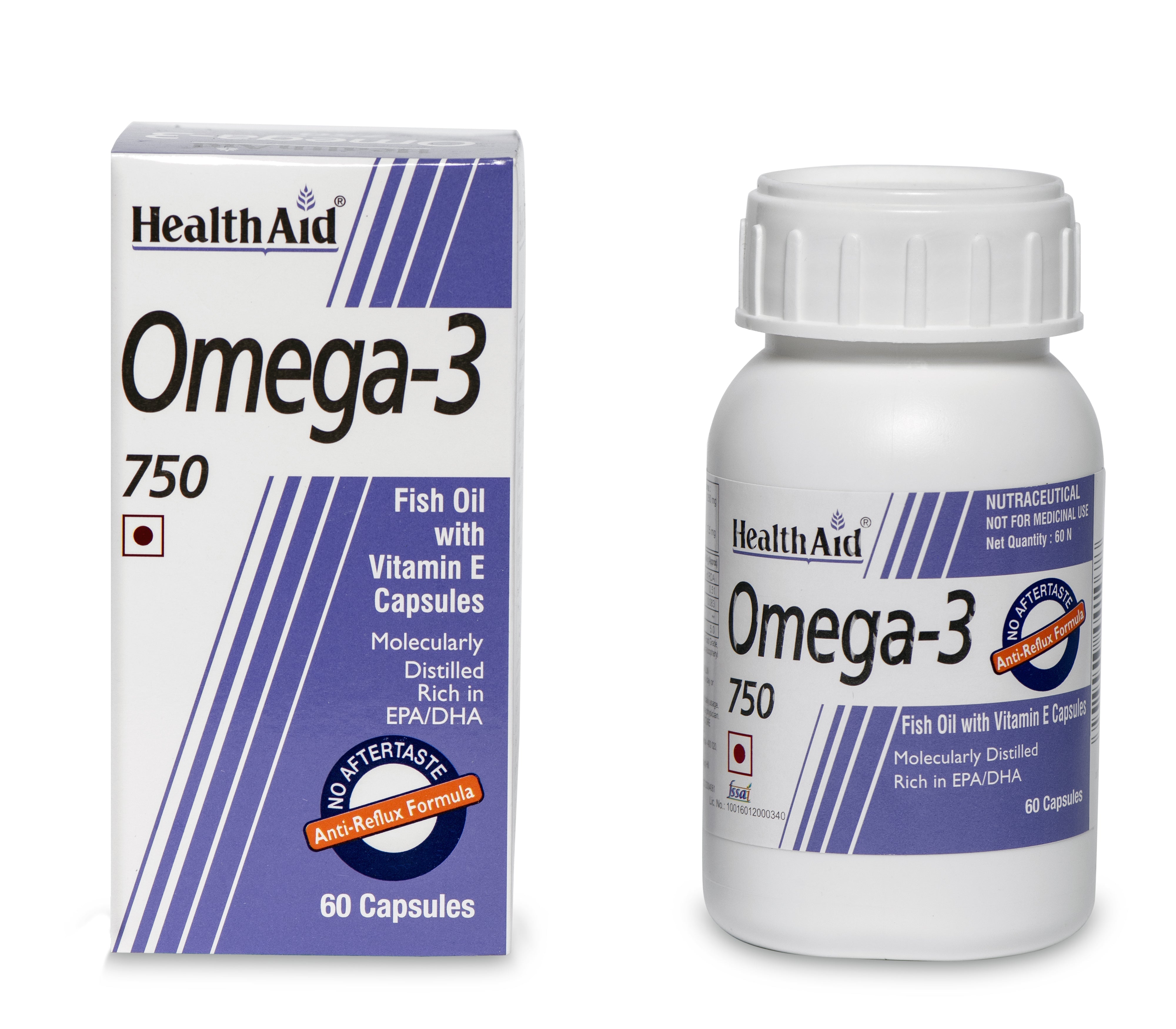 Healthaid Omega-3 750mg Capsule - 60 Capsule