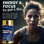 Vitaminnica Thyroid Support Complex Capsules - Healthy Metabolism, Energy & Focus, 60 Count