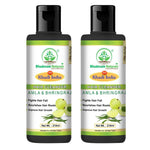 Bhudevam Naturals Khadi Amla Bhringraj Herbal Shampoo for Hair Fall Control & Strong Hair- 420ML (Pack of 2)