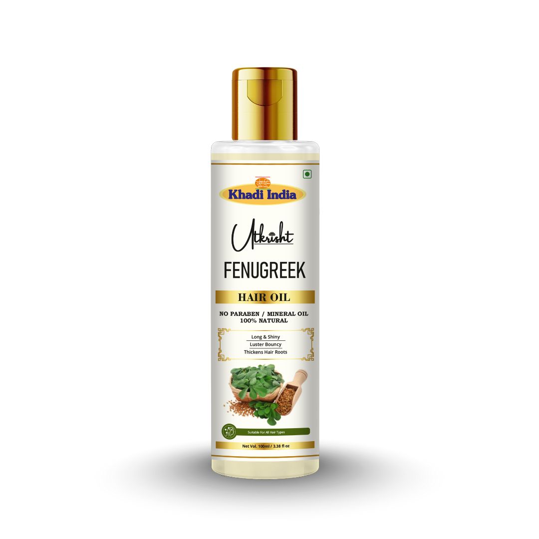 Utkrisht Khadi Fenugreek (Methi) Hair Oil (100ml)