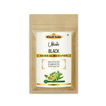 Khadi Black Hair Mehndi | Natural Henna-Based Hair Colour | With Amla, Bhringraj & Neem | Helps Cover Grey Hair & Condition Hair | 80 gm