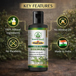 Bhudevam Naturals Khadi Bhringraj Hair Oil – Nourishing Oil for Dry, Damaged & Weak Hair- 210ML