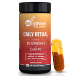 Wishnew Wellness Daily Ritual 3x Omega's & CoQ 10 Liquid Filled Capsule