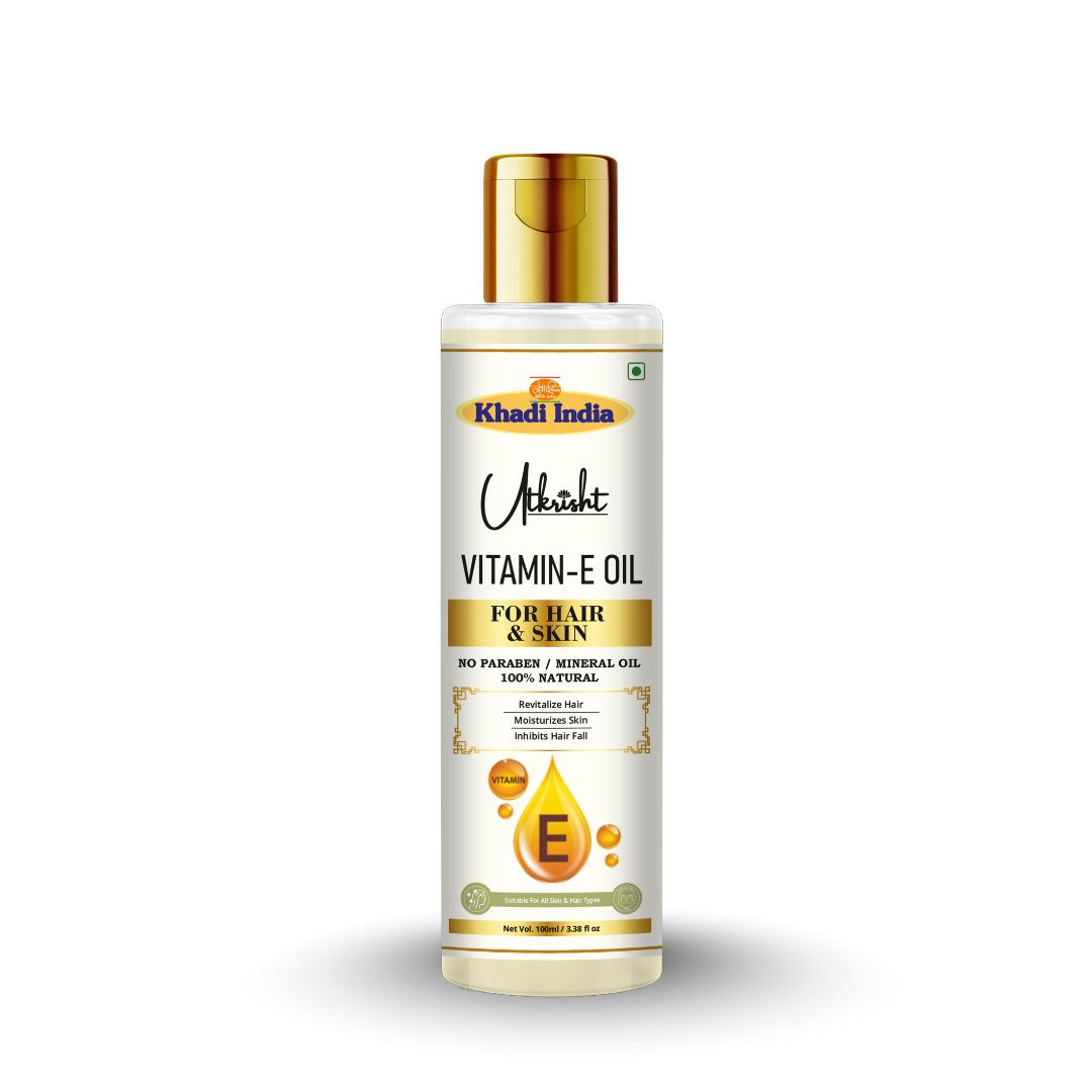 Utkrisht Khadi Vitamin E Oil for Hair & Skin (100ml)