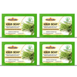 Bhudevam Naturals Khadi Handmade Khus Soap For Cooling & Skin Refreshing Bath Soap- 500GM (Pack of 4)