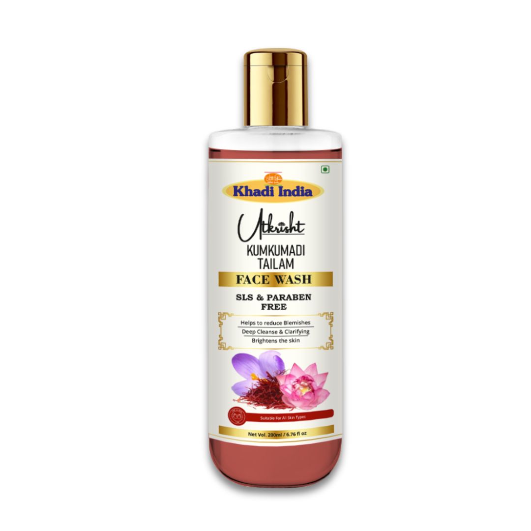Utkrisht Khadi Kumkumadi Face Wash (200ml)