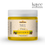 Kayee Ayurveda Ubtan Face Scrub for Glowing & Smooth Skin | Herbal Ayurvedic Ubtan Facial Scrub for Gentle Exfoliation, Deep Cleansing & Dead Skin Removal | Helps Remove Dirt, Excess Oil & Impurities for Soft, Fresh & Radiant-Looking Skin