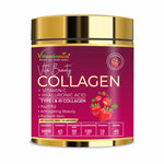 Vitaminnica Vita Beauty Collagen Powder - Strawberry Type I & III Peptides, 30 Servings