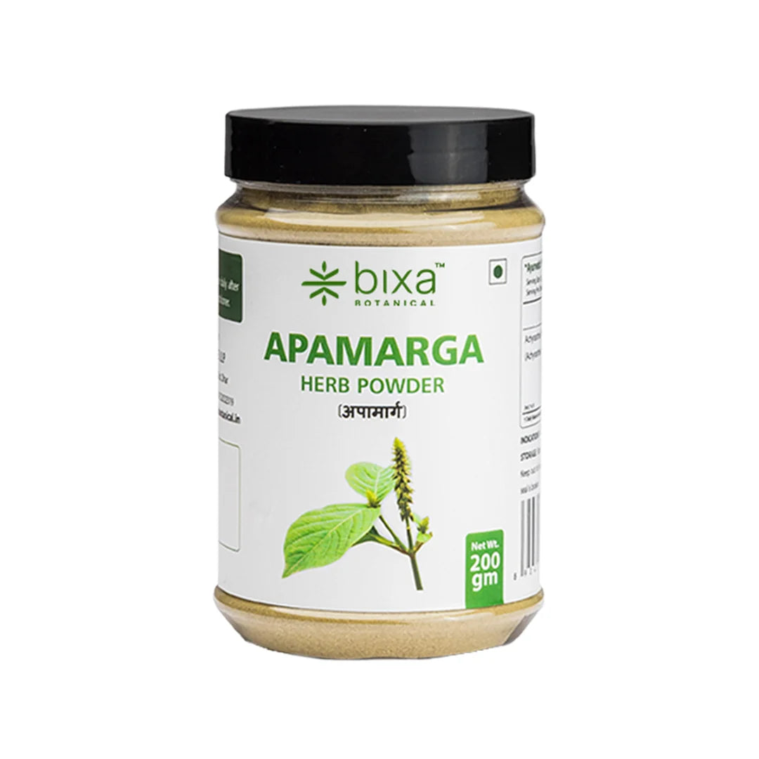 Bixa Botanical Apamarga Herb Powder (Achyranthes Aspera) | Pure Chaff Flower Powder for Weight Management, Kidney & Urinary Care (200g)