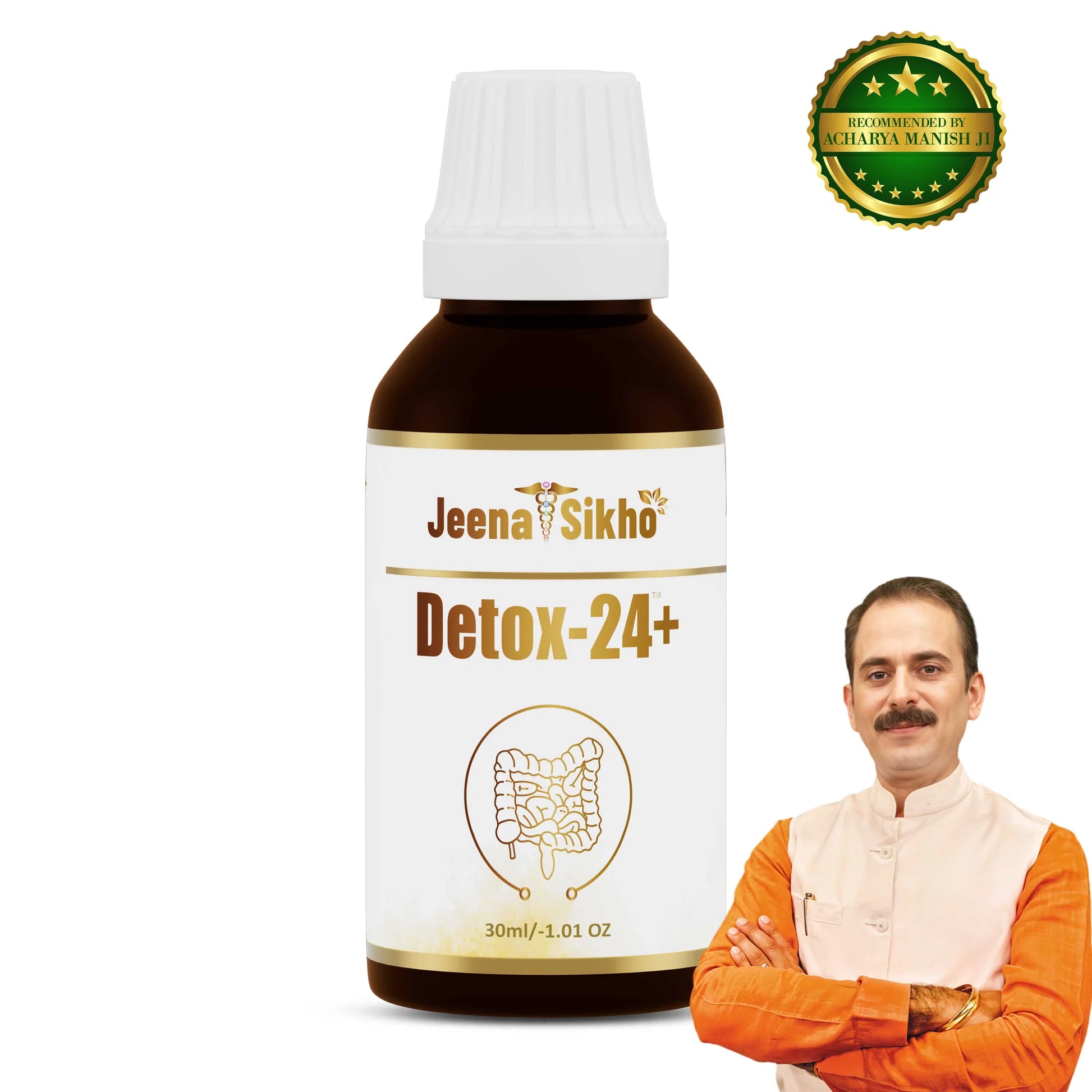 Jeena sikho Detox-24+ Drops - 30 MI