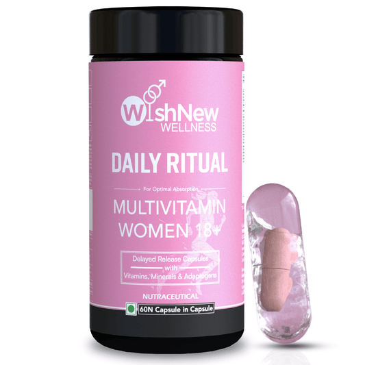 Wishnew Wellness Daily Ritual Multivitamin Women 18+ Capsule - 60 Veg Capsules