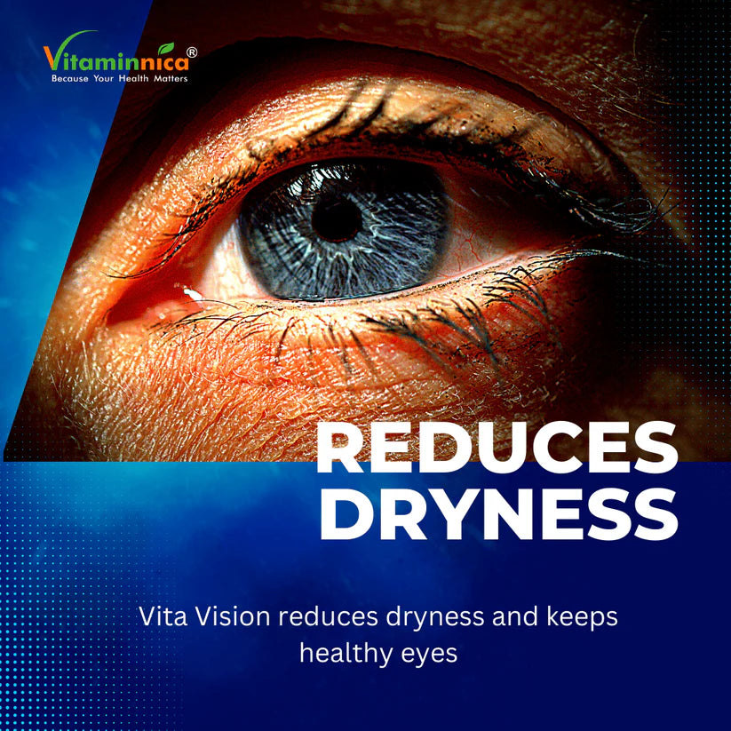 Vitaminnica Vita Vision Capsules - Digital Blue Light Shield & Eye Strain Support, 60 Count