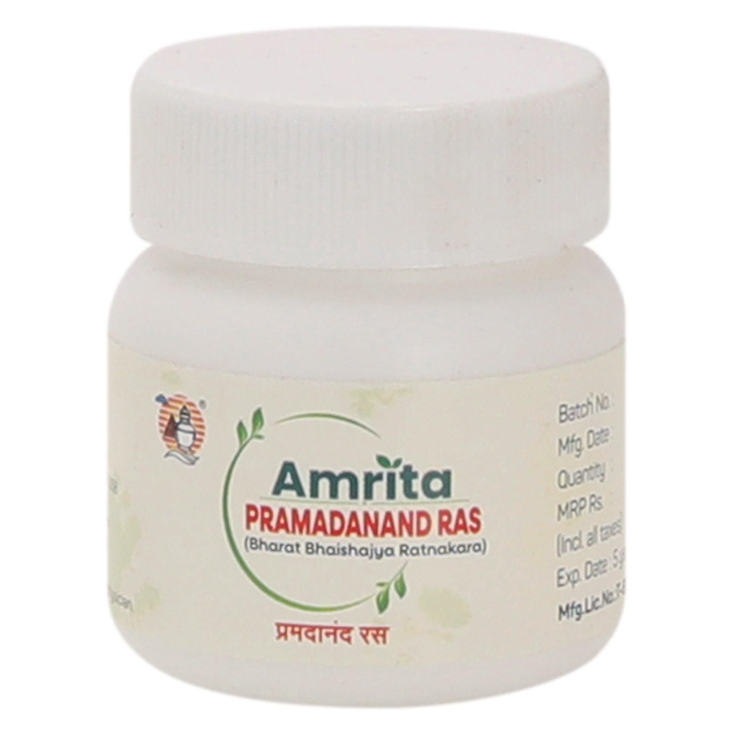 Amrita Pramadanand Ras Tablets – Traditional Ayurvedic Wellness Formula – 60 Tablets